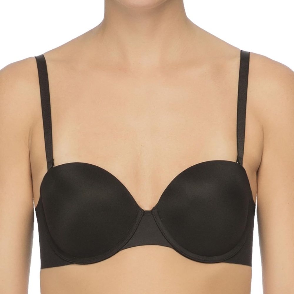 NWT Spanx Women's Black Strapless Anything Bra